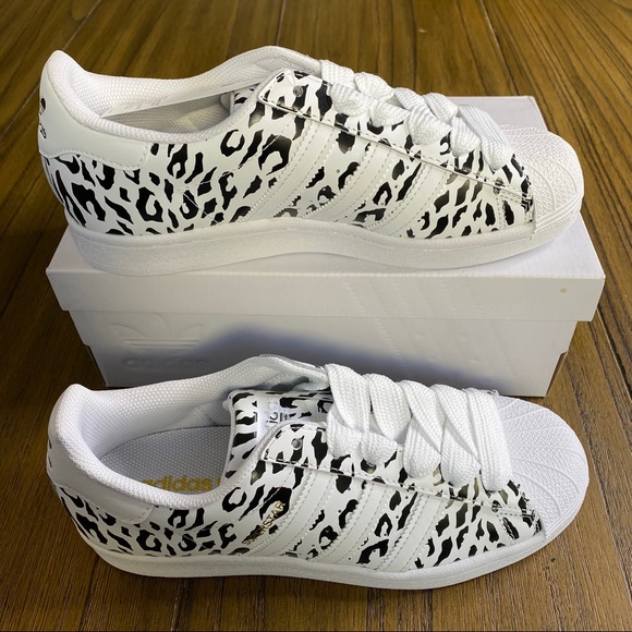 FLASH SALE! Adidas Superstar sneaker leopard print - Picture 7 of 13